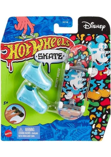 Skate Fingerskate Disney – HNG36 – Paket 1 Adet Mickey Mouse Parmak Kaykay + 1 Çift Spor Ayakkabı Mavi