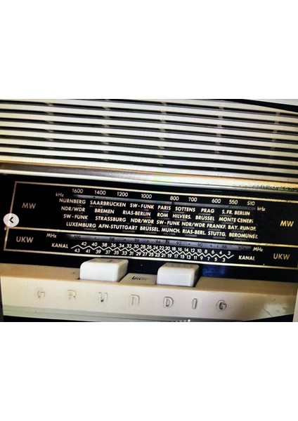 Grundig Type 88 Orjinal Fm’li Antika Lambalı Radyo