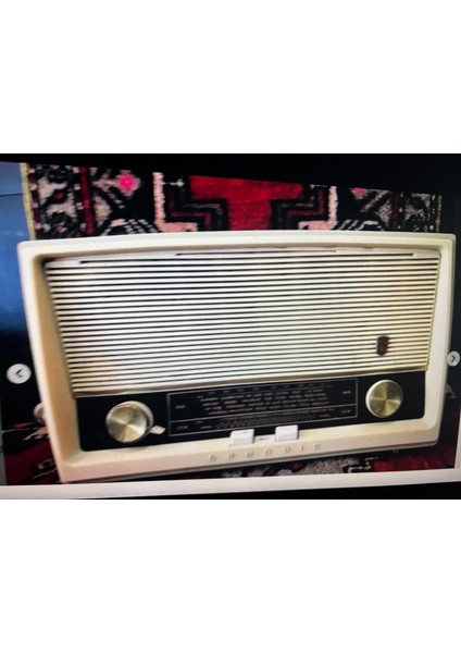 Grundig Type 88 Orjinal Fm’li Antika Lambalı Radyo