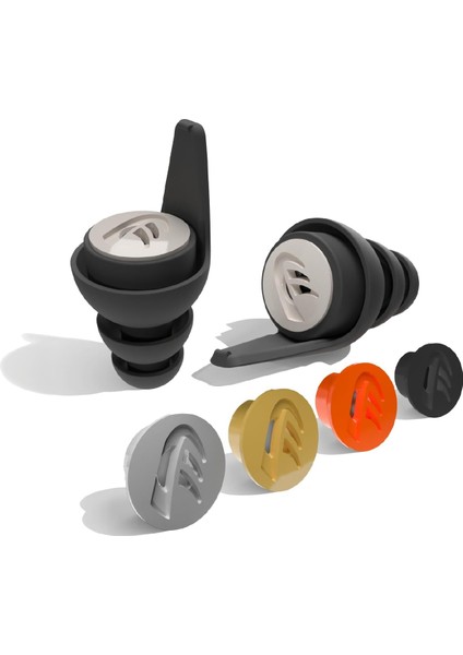 Ear Filter -15 Db/-20 Db/-25 Db/peak Noise Kulak Tıkaçları Yüzme, Uçuş, Ofis, Konserler, Motosiklet, Uyku, Yüksek Ses, Atıcılık Için Yeniden Kullanılabilir Yüksek Konfor 4 Boy Patentli Filtre