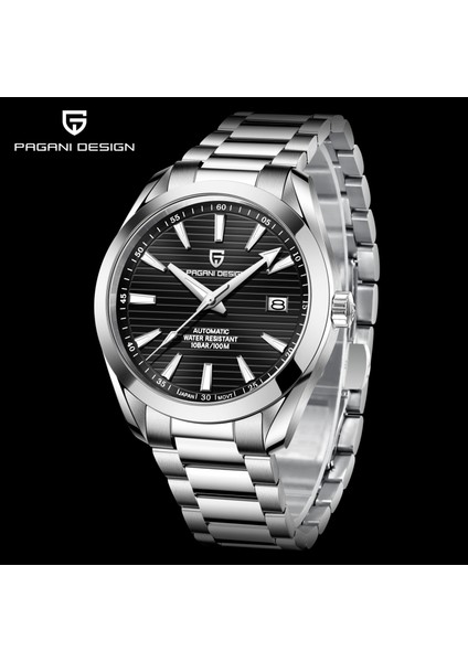 PD-1688 Aqua Terra Erkek 40MM Retro Japonya NH35A Otomatik Mekanik 100M Su Geçirmez Safir Çelik Saat