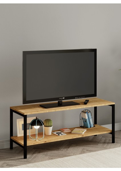 Oziba Tv Ünitesi, Metal Ayaklı Televizyon Sehpası 120 cm fiyatları