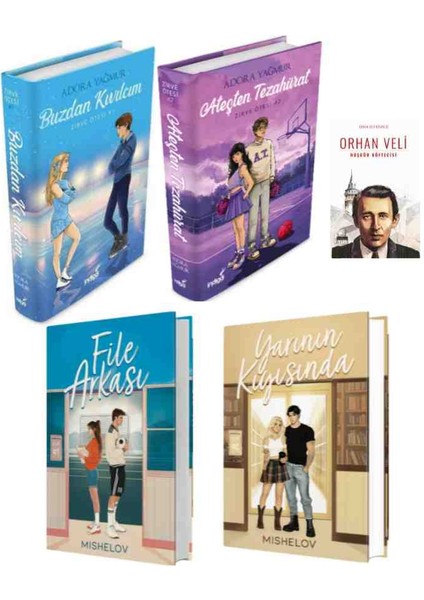 Buzdan Kıvılcım, Ateşten Tezahürat, File Arkası, Yarının Kıyısında Mıshelov Adora Yağmur 4 Kitap Ciltli Set