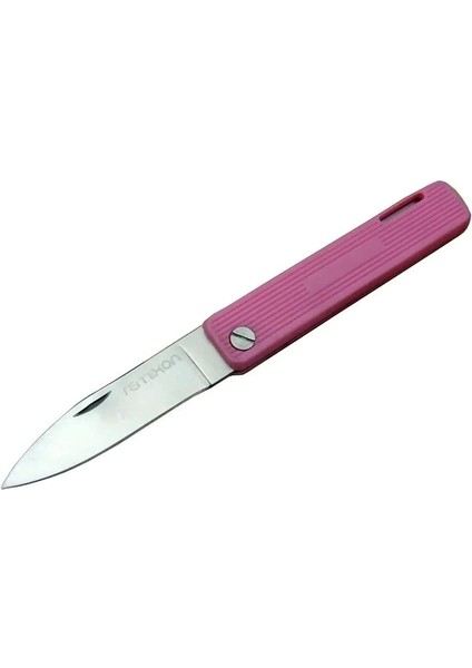 K200PINK Kamp / Bahçe Çakı Pembe 18 cm - Manuel, Plastik Sap