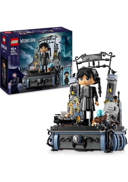 Wednesday: Wednesday Addams Figürü 76780 – 10 Yaş ve Üzeri Çocuklar Için Koleksiyonluk Oyuncak Yapım Seti (702 Parça)