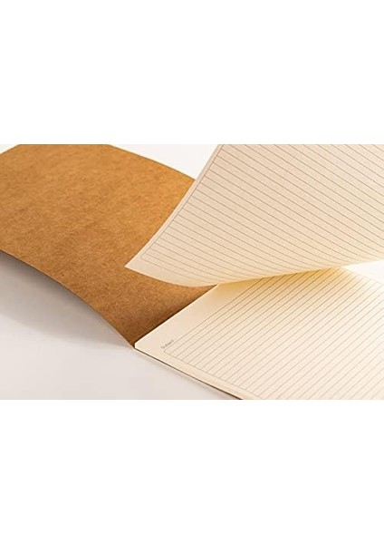 17X24 cm Kraft Bloknot 50 Yaprak, Kareli, Çizgili, Çizgisiz, 3&apos;lü Paket modelleri