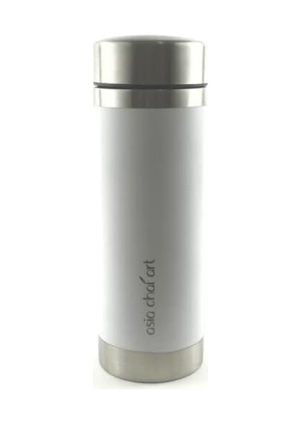 Art Tea Tumbler Ss White