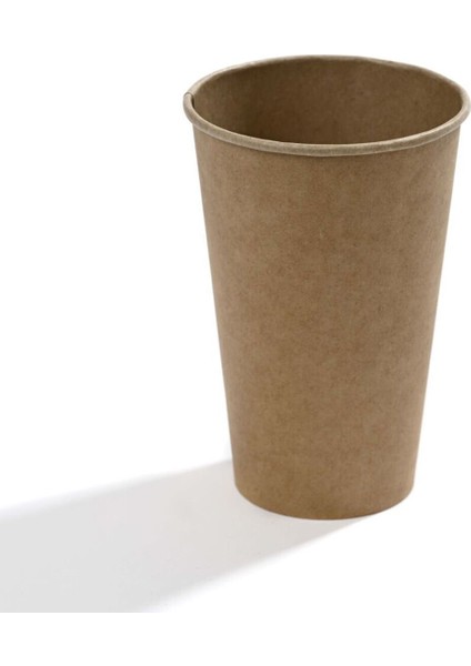 16 Oz Single Wall Karton Bardak (Kraft) 1. 000 Adet