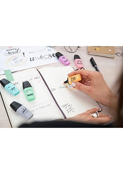 Boss Mini Pastellove 2.0 - Fosforlu Kalem - Turuncu fiyatları