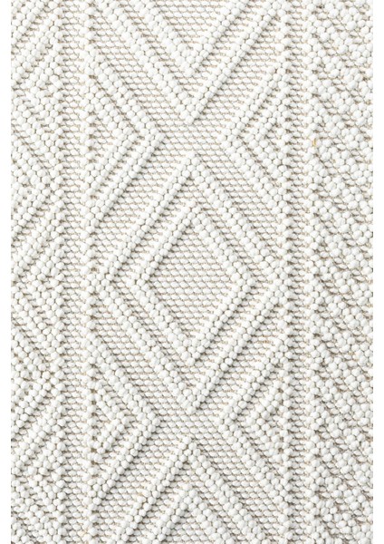 Krem Yumuşak Dokuma Halı Kilim Salon Mutfak Koridor Yolluk Dokuma Makine Halısı 0018