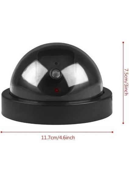 Trend LED Işıklı Sahte Dome Güvenlik Kamerası Hırsız Caydırıcı