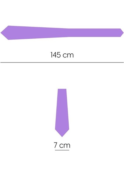 Lila Mor Beyaz Gri Çizgili 7 cm Genişliğinde Ince Kravat modelleri