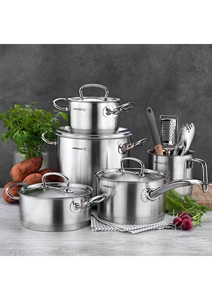 - A1164 Proline Ekstra Derin Tencere, Satin, 16X14