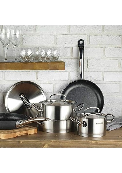 - A1164 Proline Ekstra Derin Tencere, Satin, 16X14