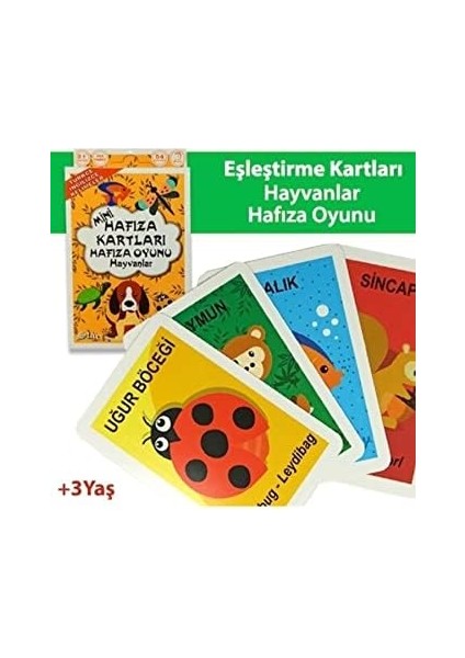Oyun Star Hafıza Kartları Eşleştirme Eşini Bul Oyunu 3&apos;lü Set modelleri
