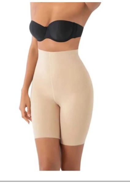 Ecem Yıldız Lazer Kesim Yüksek Bel Paçalı Korse 2 Beden Küçülten Iz Yapmaz Kaymayı Önleyen Silikon