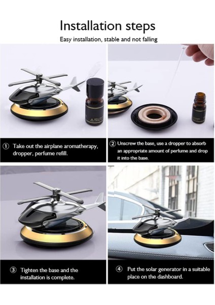 Helikopter Araba Kokusu Mavi | Güneş Enerjili Oto Koku | Sıradışı Araç Aksesuarı Hediye fırsatları