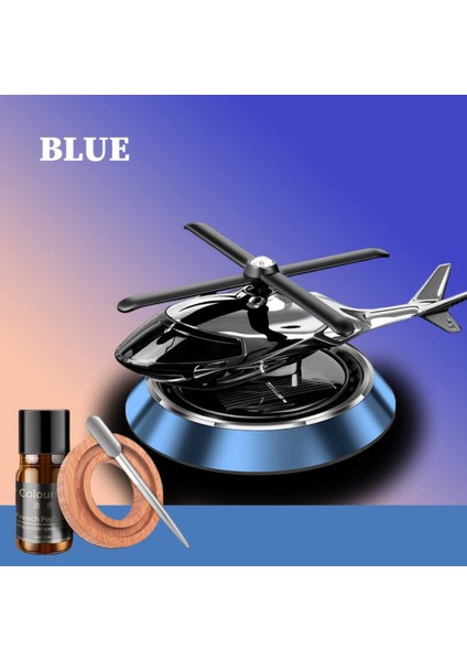Helikopter Araba Kokusu Mavi | Güneş Enerjili Oto Koku | Sıradışı Araç Aksesuarı Hediye indirimleri