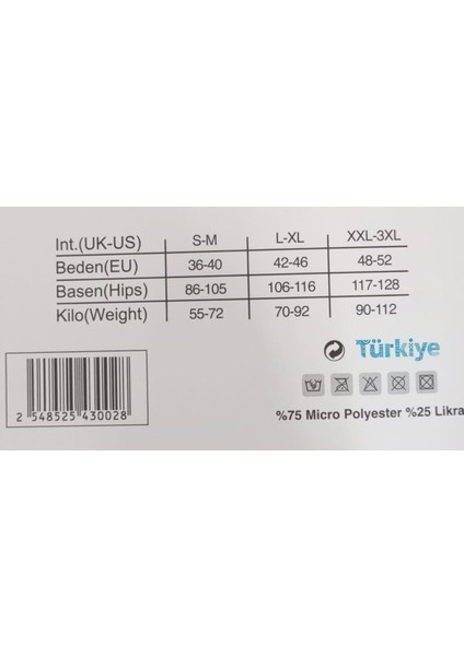 Ecem Yıldız Lazer Kesim Yüksek Bel Paçalı Korse 2 Beden Küçülten Iz Yapmaz Kaymayı Önleyen Silikon indirimleri