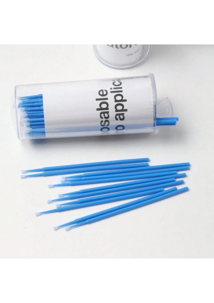 Microbrush Ipek Kirpik Çubukları 100 Adet Mikrobrush Fırça
