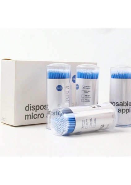 Microbrush Ipek Kirpik Çubukları 100 Adet Mikrobrush Fırça fiyatları