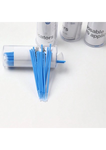 Microbrush Ipek Kirpik Çubukları 100 Adet Mikrobrush Fırça modelleri