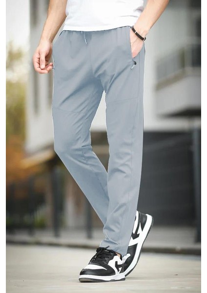 Fico Dalgıç Scuba Kumaş Slim Fit Dikiş Detaylı Düz Paça Eşofman Altı