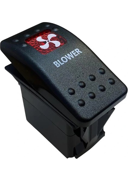 Havalandırma Işıklı 3p On-Off 12-24V Marın Swıtch (IC-134M-S13) (5047)