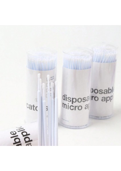 Microbrush Ipek Kirpik Çubukları 100 Adet Mikrobrush Fırça fiyatları