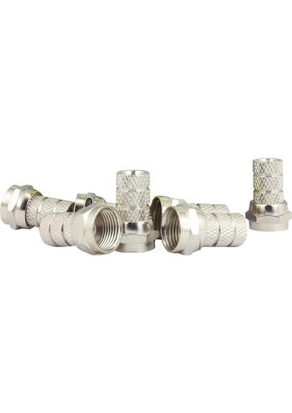 F Konnektör RG58 Mini Kablo Için Ince 100LÜ Paket (5047)