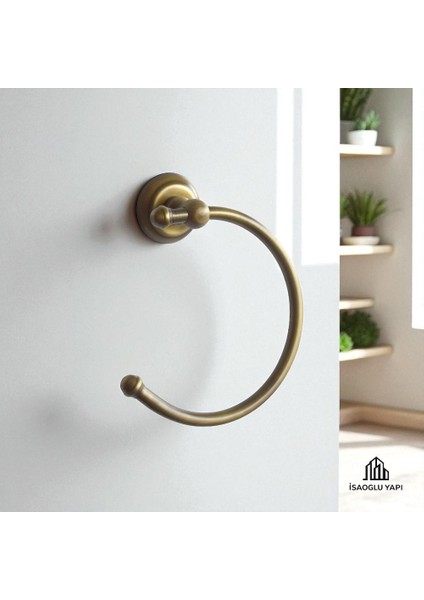 Isaoğlu Yapı Antik Gold Havluluk Klasik Vintage Tasarım Pirinç Materyal Mat Siyah Banyo Havluluk Henüz Yorum Yazılmamış.