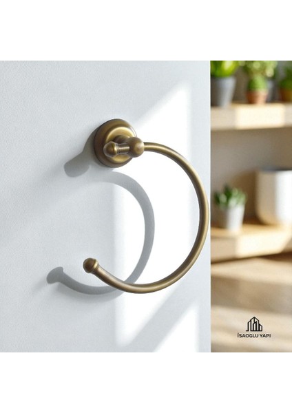 Isaoğlu Yapı Antik Gold Havluluk Klasik Vintage Tasarım Pirinç Materyal Mat Siyah Banyo Havluluk Henüz Yorum Yazılmamış. fiyatları