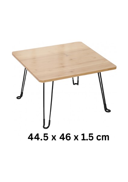 Bambu Metal Ayaklı Katlanabilir Kare Masa fırsatları