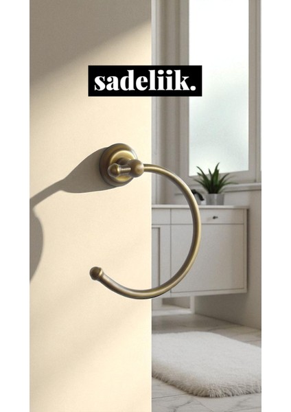Isaoğlu Yapı Antik Gold Havluluk Klasik Vintage Tasarım Pirinç Materyal Mat Siyah Banyo Havluluk Henüz Yorum Yazılmamış. modelleri