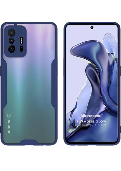 Xiaomi Mi 11T Için Kılıf Paradise Glow Lacivert [mi 11T ile Uyumlu Kılıf - Lacivert]