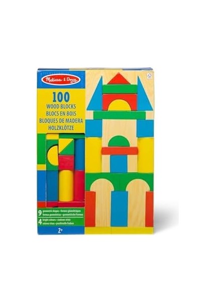 & Doug - Ahşap Blok Seti, 100 Parça (10481)