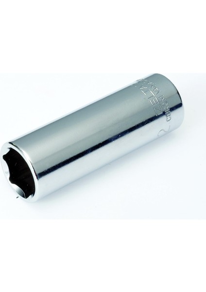 1107064008 1/4" Altı Köşe Derin Lokma Anahtar, Krom, 8 mm