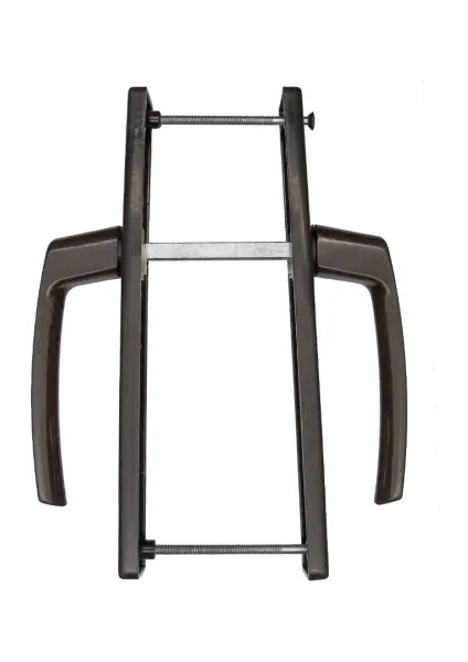 Pvc Pimapen 35/85 Barel Delikli Alüminyum Kapı Kolu (Koyu Kahve)