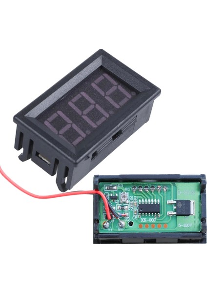 IC278-1 Dijital Voltmetre Dc 5-120V 2 Pin (5047)