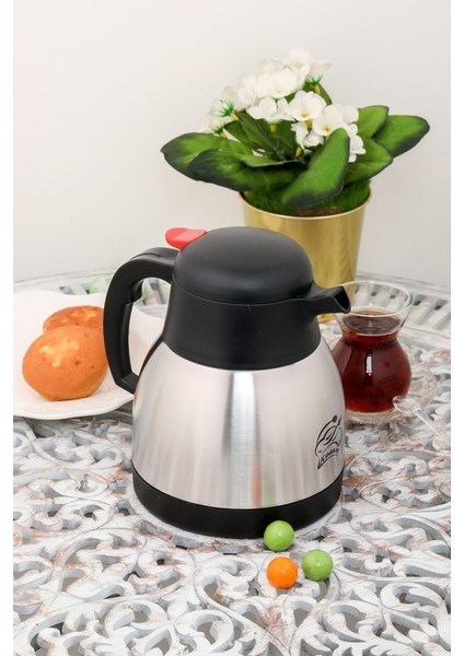 Cooker 1 Litre Paslanmaz Çelik Termos - 12 Saat Sıcak 24 Saat Soğuk Tutma - Çift Katmanlı-Sızdırmaz fırsatları