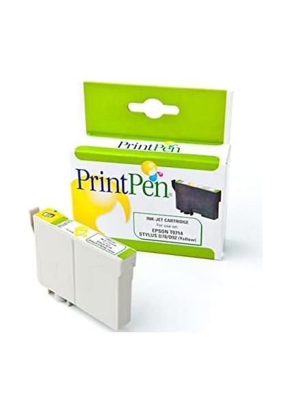 Epson T0714 Sarı Muadil Mürekkep Kartuşu
