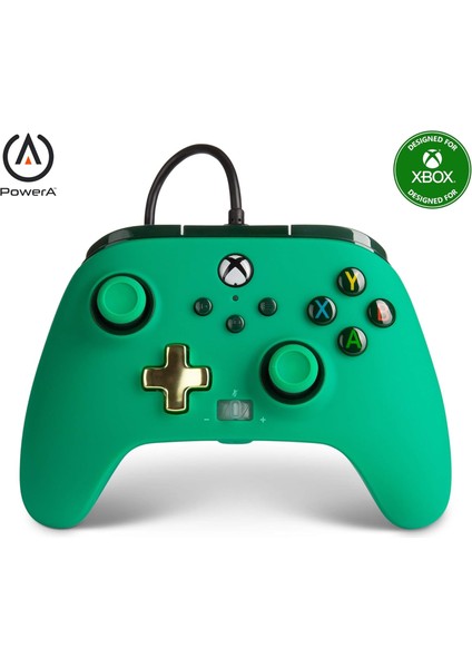Series X|s Için Geliştirilmiş Kablolu Powera Controller - Yeşil
