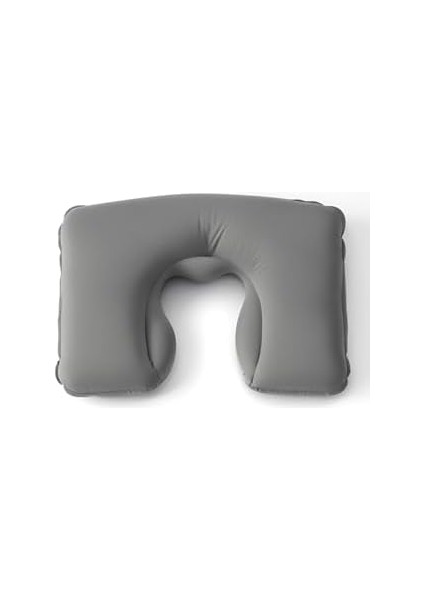 Şişme Seyahat Yastığı Boyun Destekli Taşınabilir ve Ergonomik Tasarım Uçak Araba ve Yolculuklar Için Ideal (Gri) modelleri