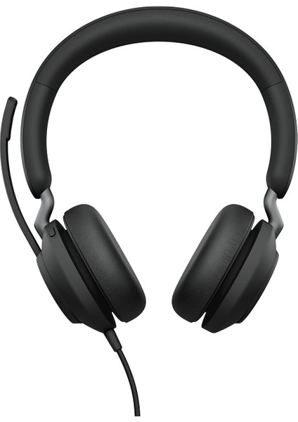 Evolve2 40 Pc Headset – Gürültü Önleyici Microsoft Teams Sertifikalı Stereo Kulaklıklar 3 Mikrofon Çağrı Teknolojisi – Usb-A Kablosu – Siyah