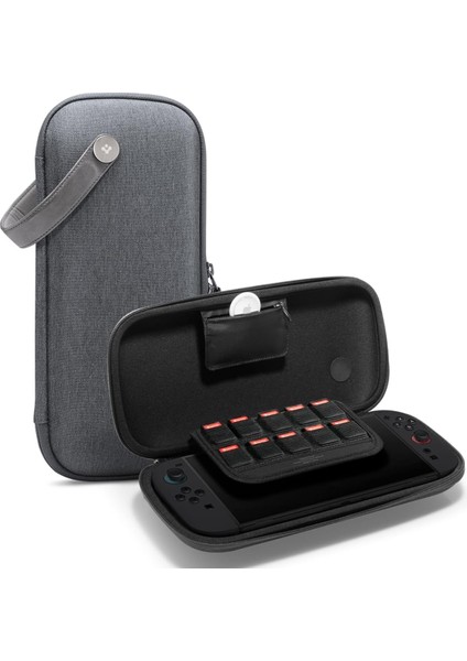Nintendo Switch 2 Taşıma Çantası Pouch Klasden Charcoal Gray - A09077