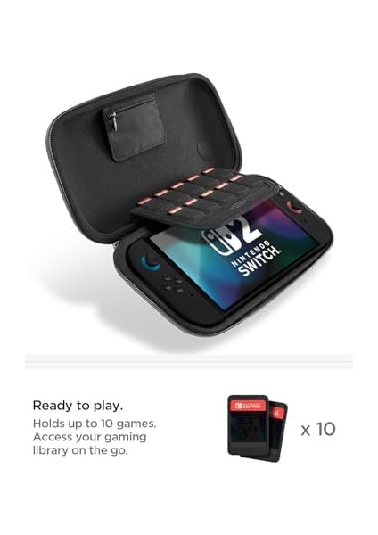 Nintendo Switch 2 Taşıma Çantası Pouch Klasden Charcoal Gray - A09077 modelleri