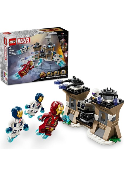 Marvel Iron Man ve Iron Ordusu, Hydra Soldier’a Karşı 76288 – 6 Yaş ve Üzeri Süper Kahraman Sevenler Için Yaratıcı Oyuncak Yapım Seti (135 Parça)