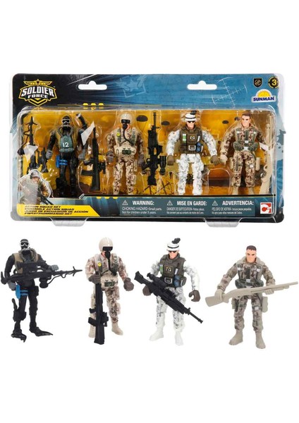 Kahramanlar Hazır! Soldier Force 4’lü Asker Figür Seti ile Göreve Çık! fiyatları