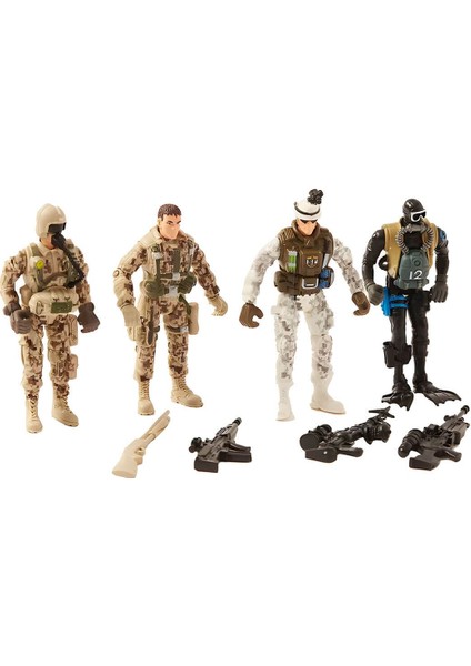 Kahramanlar Hazır! Soldier Force 4’lü Asker Figür Seti ile Göreve Çık! modelleri
