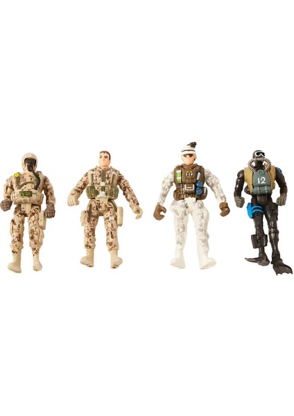 Kahramanlar Hazır! Soldier Force 4’lü Asker Figür Seti ile Göreve Çık! fırsatları